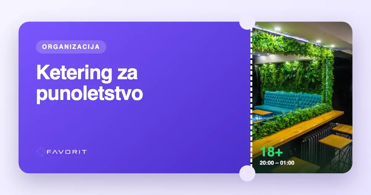 Ketering za 18. rođendan – kako da gosti budu siti, a vi mirni