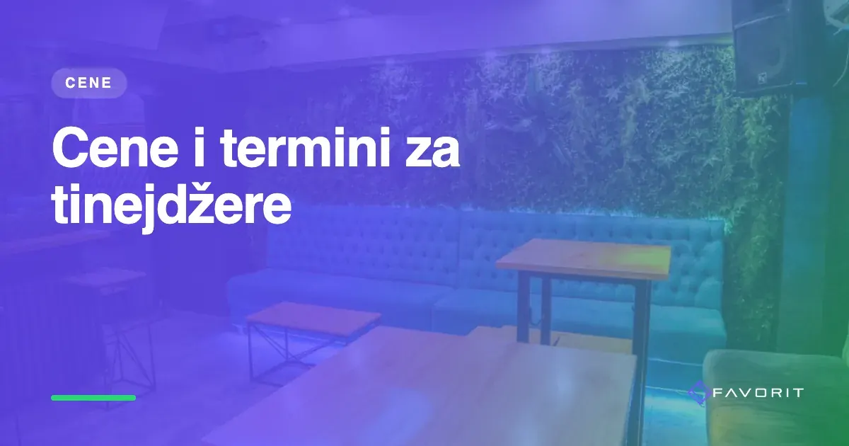 Proslava rođendana za tinejdžere u Beogradu: cene i termini